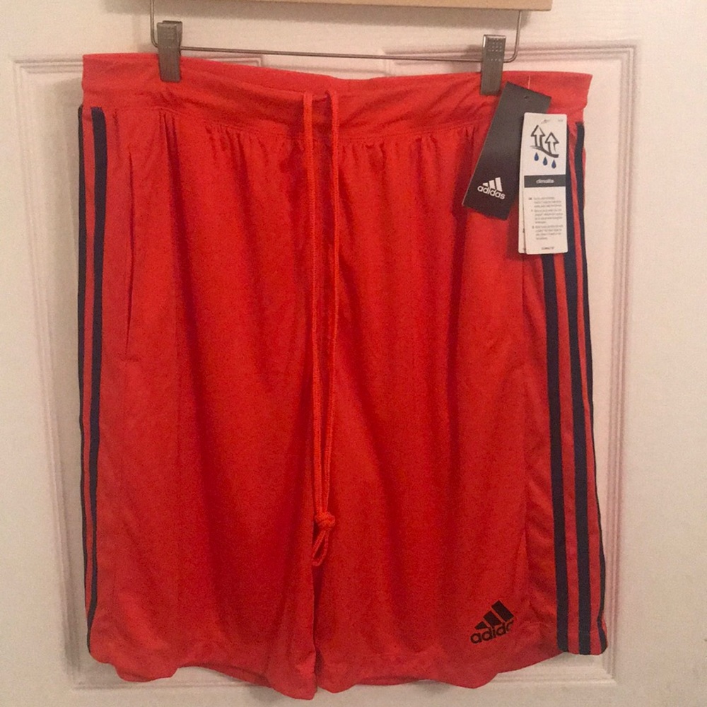 NWT Men’s Adidas D2M 3S Short XL MSRP $30 Orange